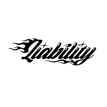 Liability Flame Decal