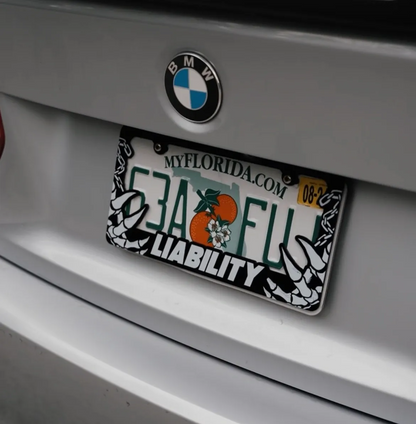 "Liability" Plate Frame