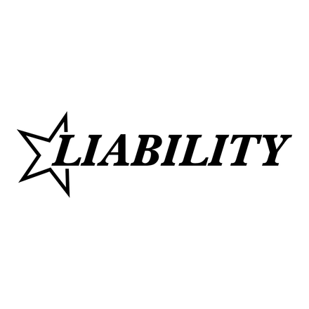 Liability Star Decal - Boosted Liability