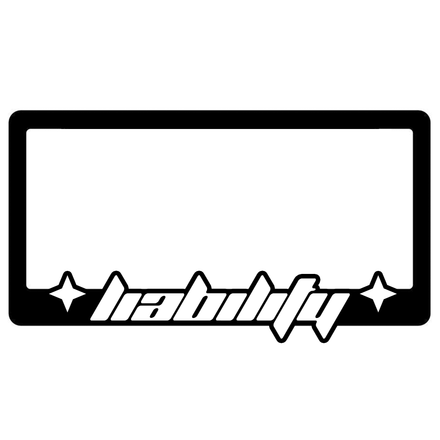 Star Plate Frame - Boosted Liability